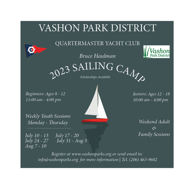 Bruce Haulman Junior Sailing Program Vashon Park District Vashon, WA